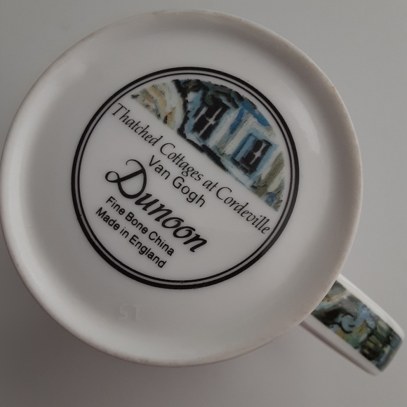 Dunoon Van Gogh Thatched Cottages at Cordeville Cup Mug - Picture 6 of 7